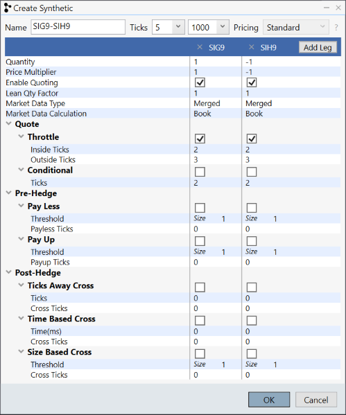 Spreader Options